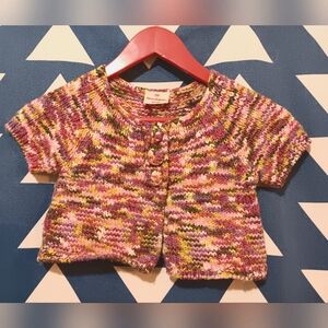 Hanna Andersson Knit Sweater - Like New - Snap Closure - Size 110